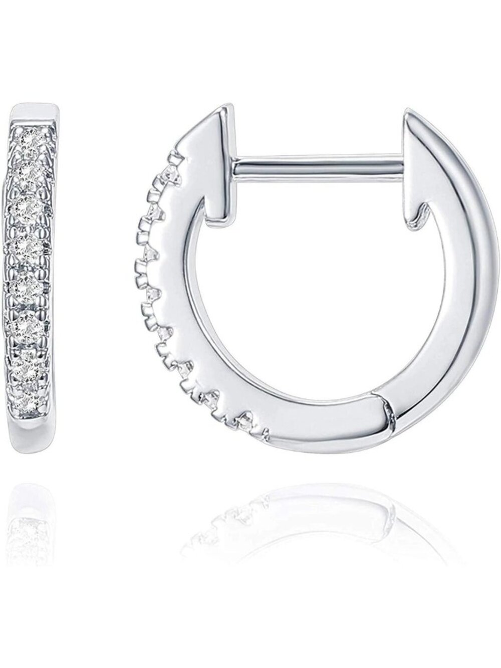Chic Small Gold Hoop Earrings - 14K Gold Plated Huggie Style for Women